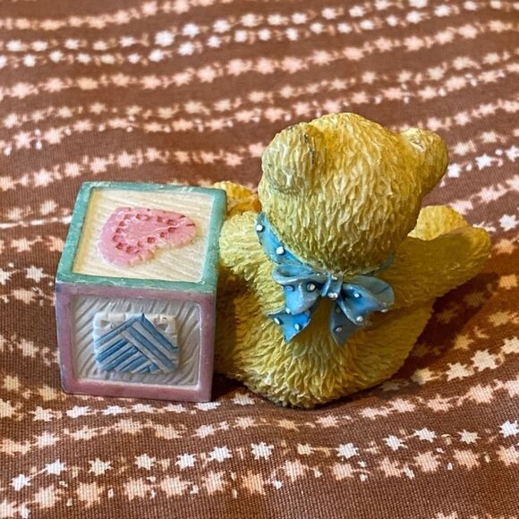 Vintage 1995 Priscilla Hillman U Alphabet Bear Cherished Teddies - Picture 2 of 4